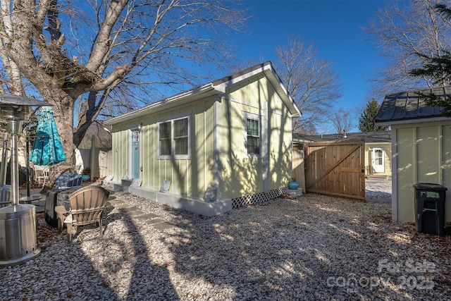 view of rear view of property