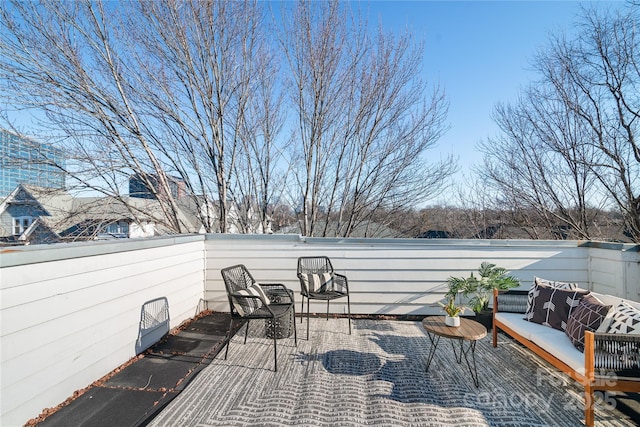 view of patio / terrace featuring outdoor lounge area