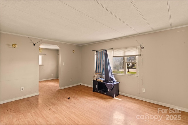 unfurnished room featuring hardwood / wood-style floors