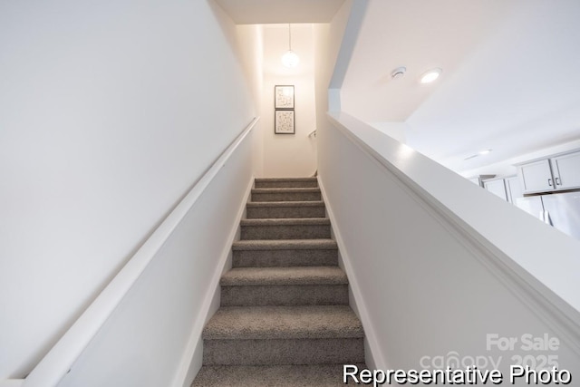 205 Cliffwood St NW Unit Unitb-2, Concord, NC 28027 - view of stairway