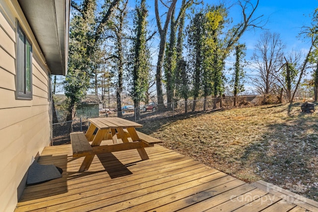 453 Riverview Dr, Asheville, NC 28806 - view of wooden terrace