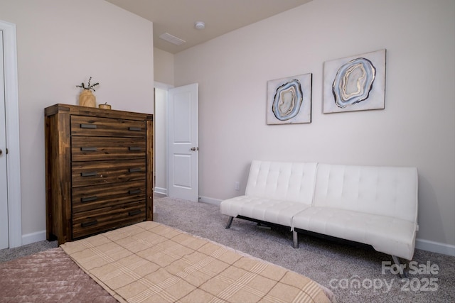 bedroom featuring carpet flooring