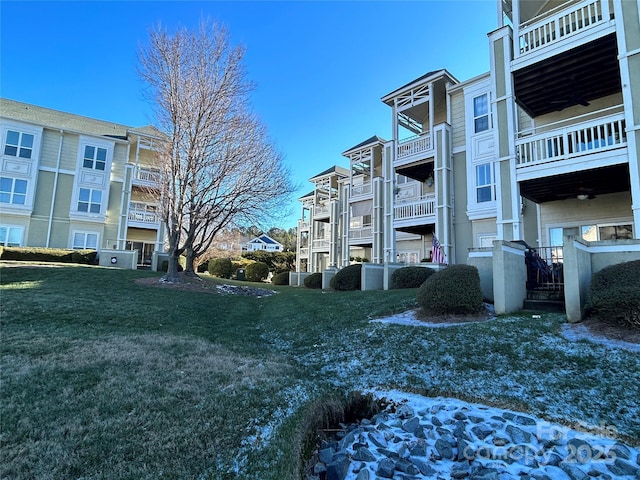 surrounding community featuring a lawn