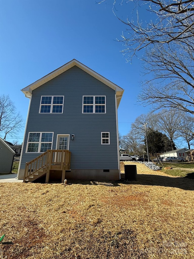 view of rear view of property