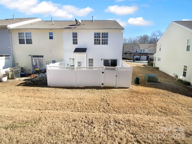 view of rear view of property