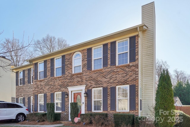 view of colonial inspired home