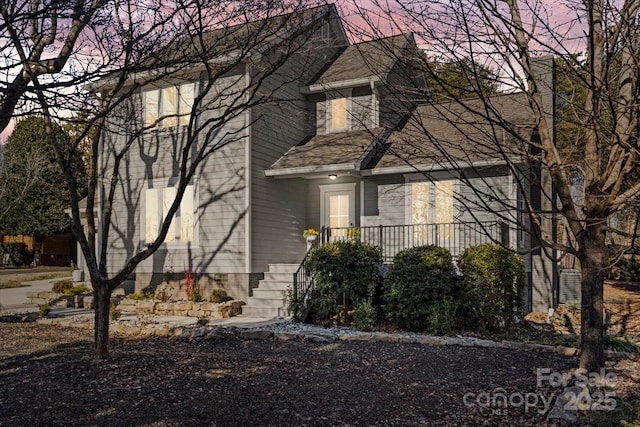 view of front of home