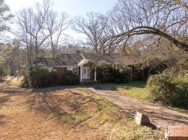 view of ranch-style house