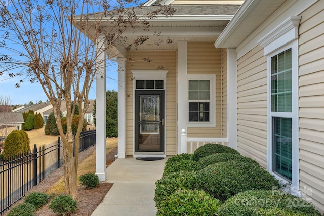 view of property entrance