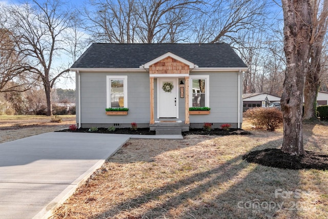 view of front of property