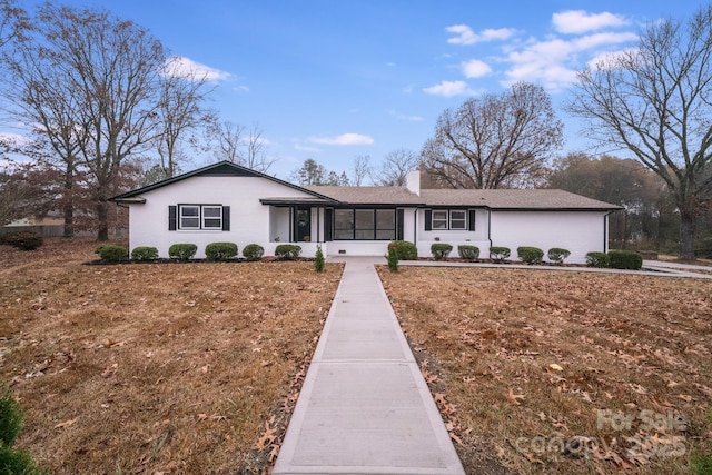 view of ranch-style home