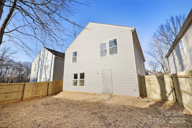 view of rear view of property