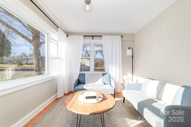 sunroom featuring a healthy amount of sunlight