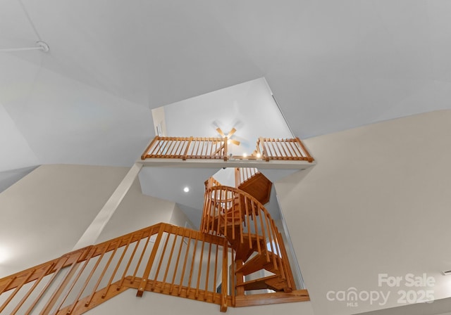 view of staircase