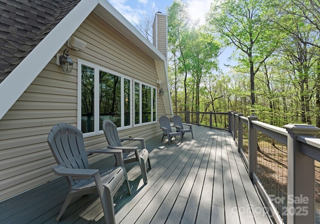 view of deck