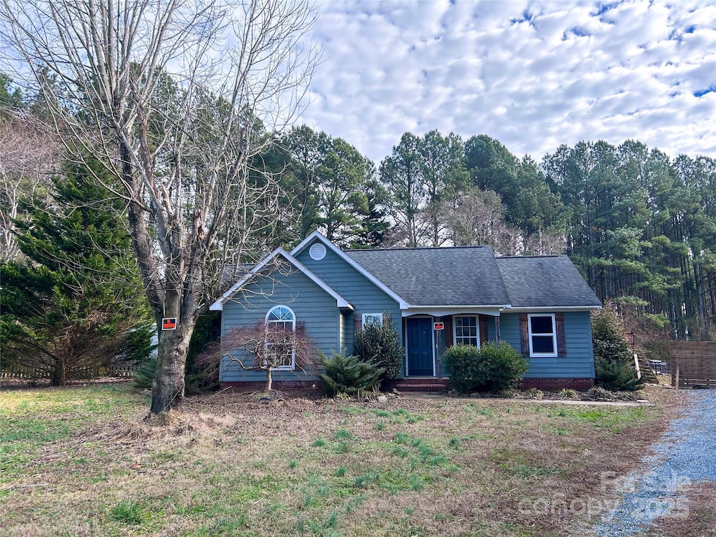 view of ranch-style house