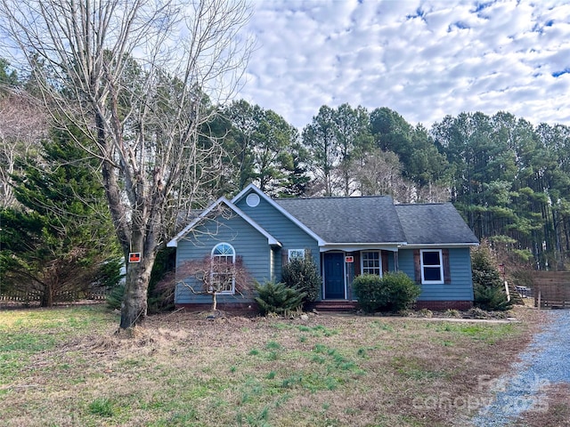 view of ranch-style house