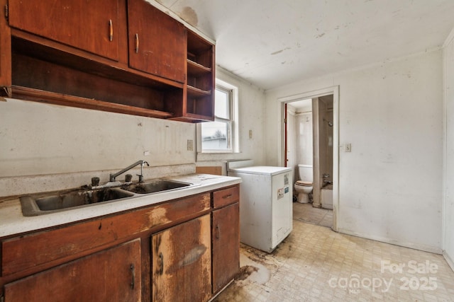 kitchen featuring sink