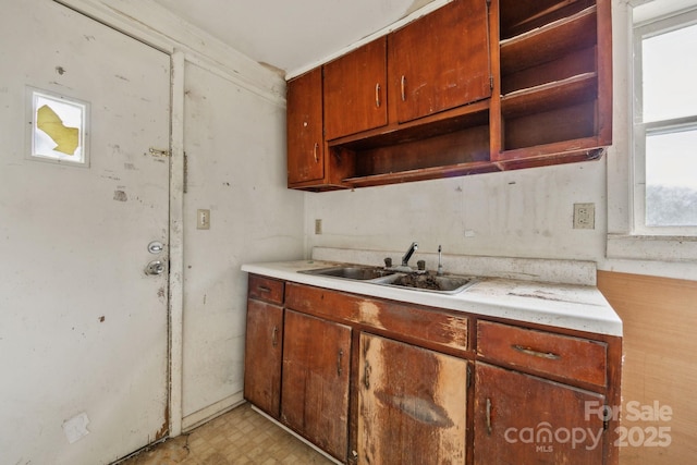 kitchen featuring sink