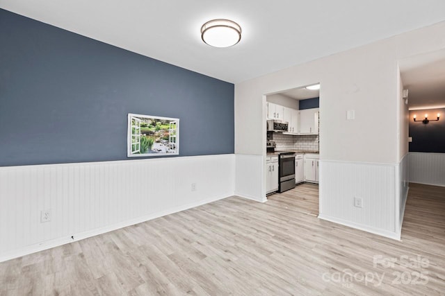 interior space featuring light hardwood / wood-style flooring