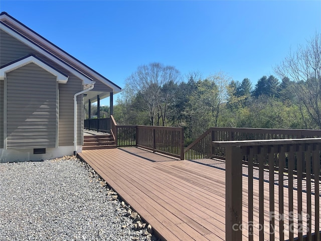 view of deck