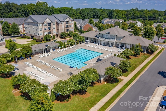 view of pool