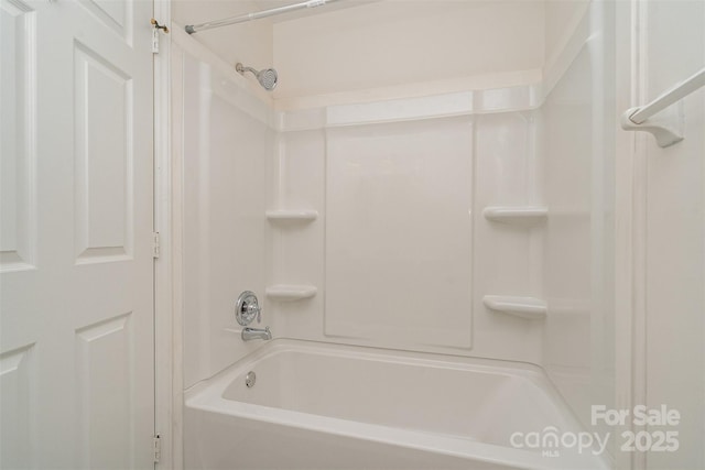 bathroom featuring bathtub / shower combination