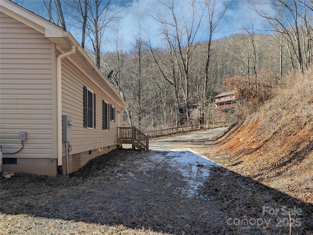 view of property exterior