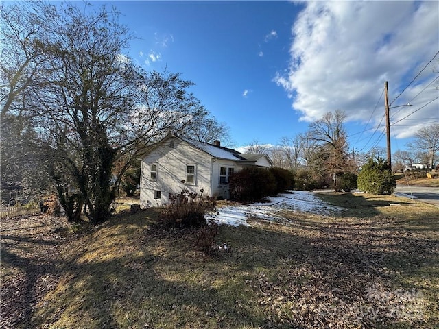 view of side of property