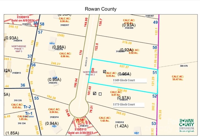 1149 Glock Ct Unit 51/52, Salisbury NC, 28144 land for sale