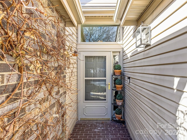 view of entrance to property