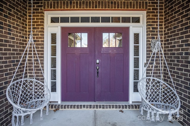 view of property entrance