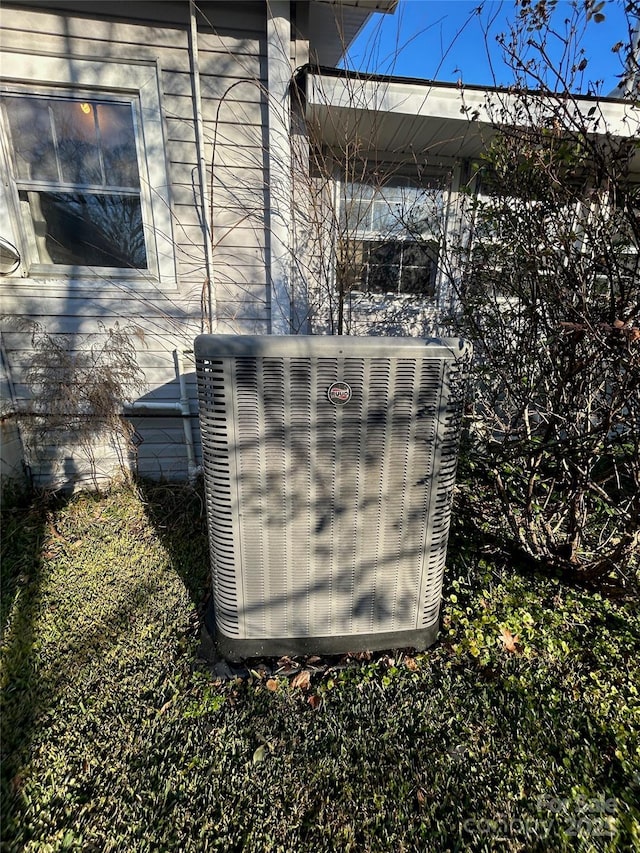 exterior details featuring cooling unit