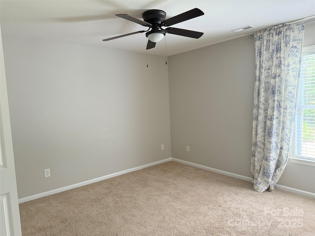 6706 Blackwood Ln, Waxhaw, NC 28173 - carpeted spare room featuring ceiling fan and baseboards