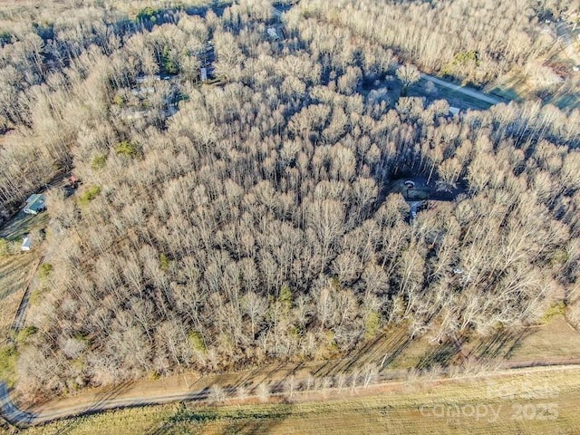 drone / aerial view with a rural view