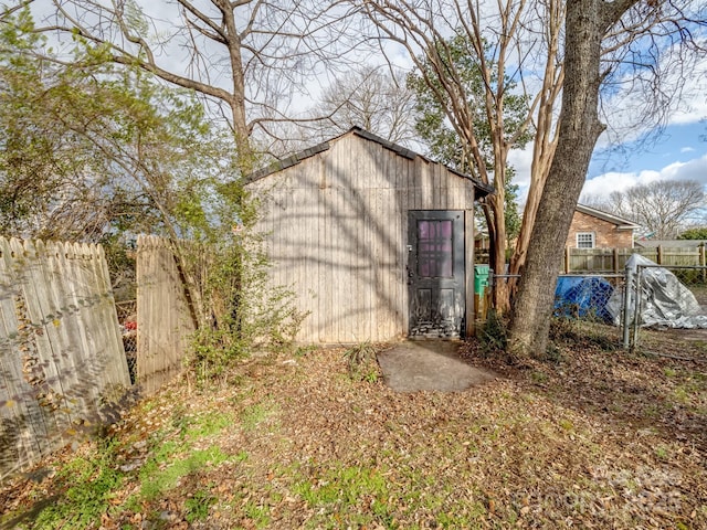 view of outbuilding