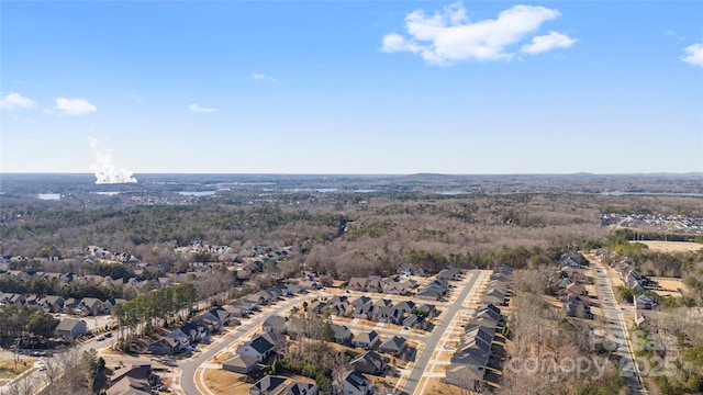 9307 Dufaux Dr, Charlotte, NC 28278 - bird's eye view with a view of trees and a residential view