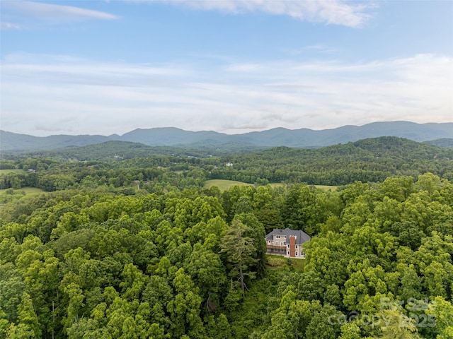 15 Breckenridge Dr, Fairview, NC 28730 - view of mountain backdrop with a forest