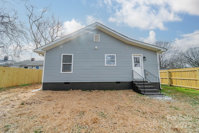 view of rear view of house