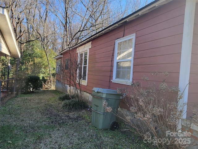 view of side of property