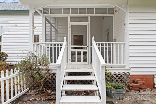 view of entrance to property