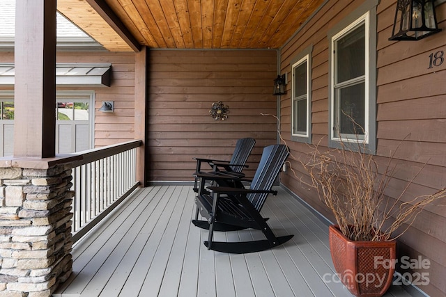 18 Gracie Ln, Weaverville, NC 28787 - view of wooden terrace