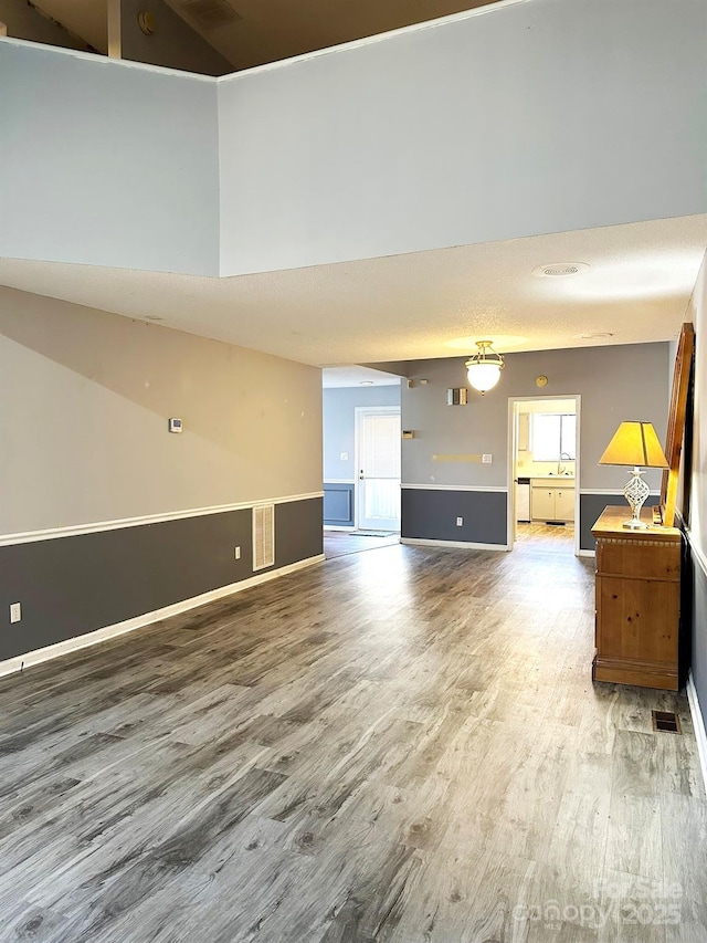 living room featuring hardwood / wood-style floors