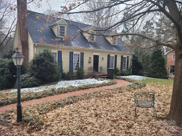 view of cape cod-style house