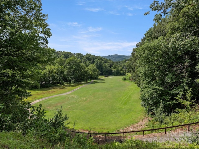 surrounding community featuring a lawn
