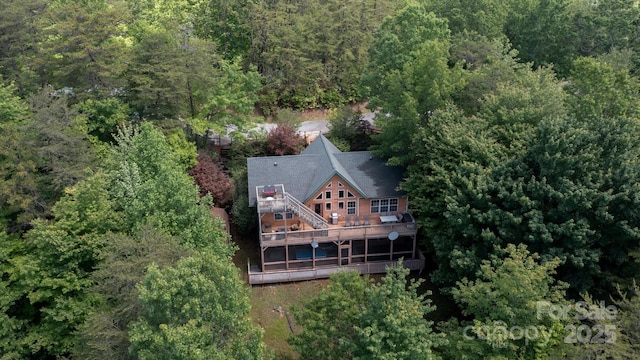 189 Cameron Ln, Lake Lure, NC 28746 - view of subject property with a forest
