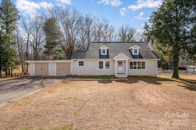 view of cape cod-style house