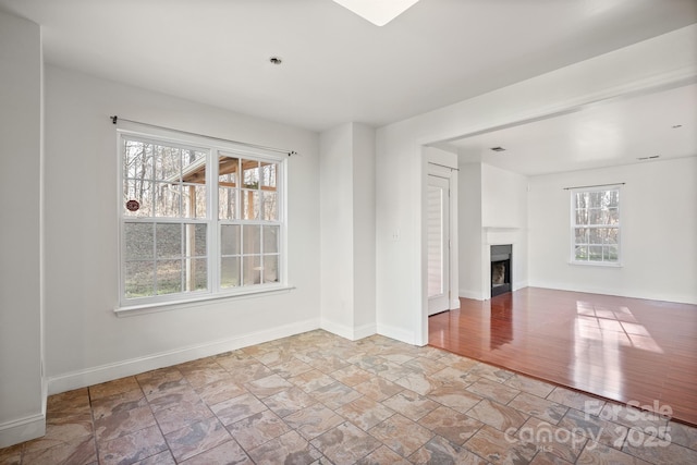 view of unfurnished living room