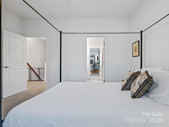 bedroom featuring carpet floors