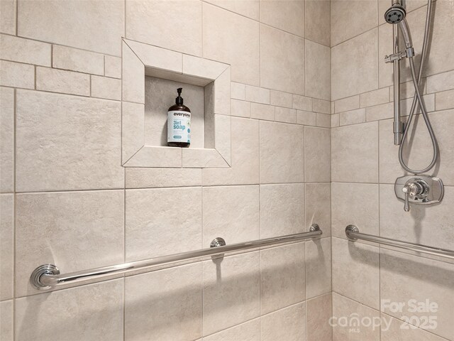 203 6th Ave W Unit 1B, Hendersonville, NC 28739 - full bathroom with a tile shower